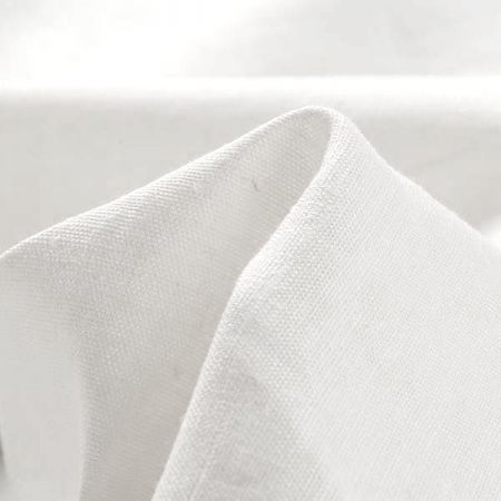 Len pružný viskoza směs bílá lomená II. jakost