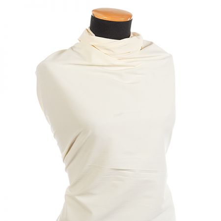 Kostýmová látka viskoza směs slonová kost