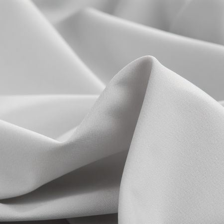 Kostýmová látka pružná pastel světle šedá