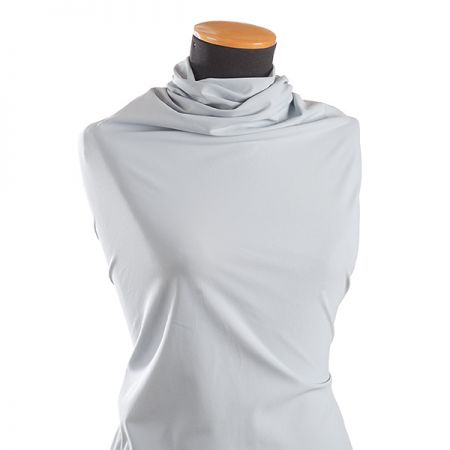 Kostýmová látka viskoza směs pastel světle modrá