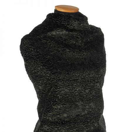 Imitace kožešiny persián tm. zelené barvy