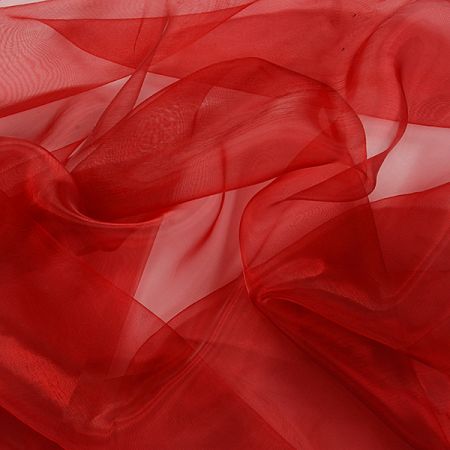 Organza jednobarevná tmavší vínová