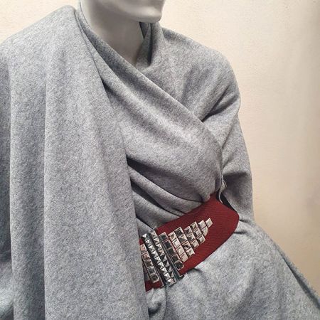 Úplet vlna směs teplejší s vlasem světle šedá