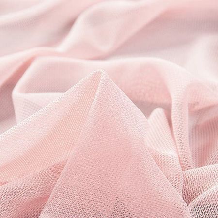 Tyl pružný jemný růžový