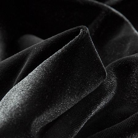 Samet pružný černý