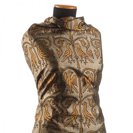 Replika historické látky Arras žlutý/zlatý