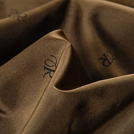 Podšívka žakárová hnědá