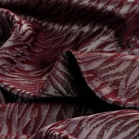 Brokát lamé abstraktní vzor fialovošedý