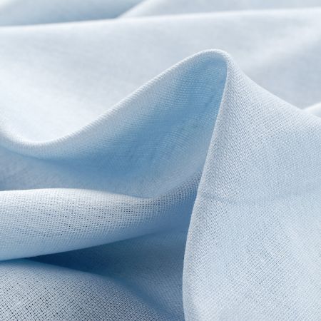 Len pružný viskoza směs pastel sv.modrý