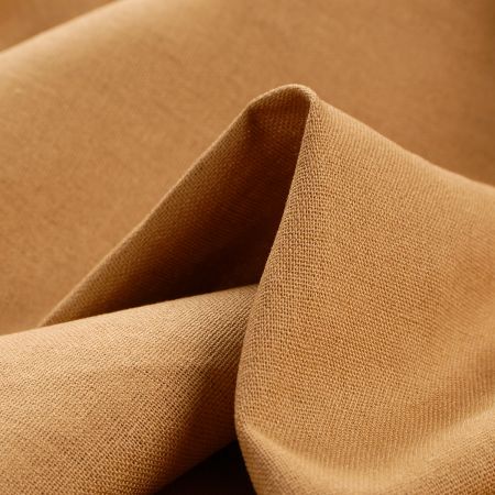 Len pružný viskoza směs camel hnědý