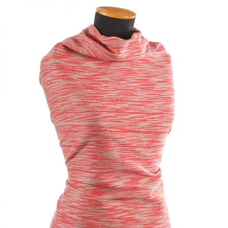 Látka Art Fabrics červenošedý melír bavlna směs