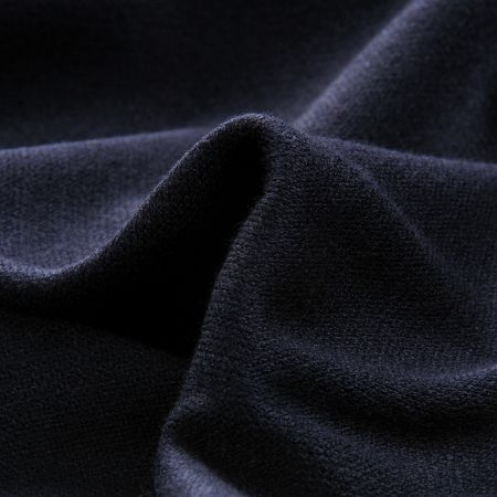 Úplet teplejší směs rayon s vlasem tmavá modrá