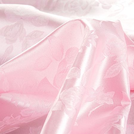 Brokát krojový nepružný pastel růžový