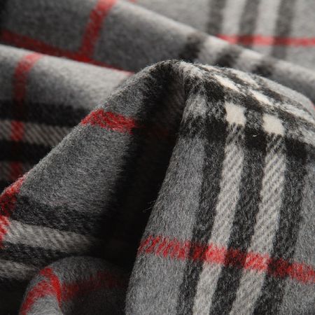 Kostýmová látka vlna směs s vlasem kostka černá