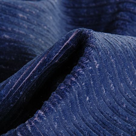 Manšestr pružný modrofialový