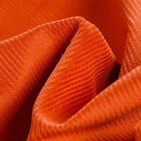 Manšestr jednobarevný oranžový