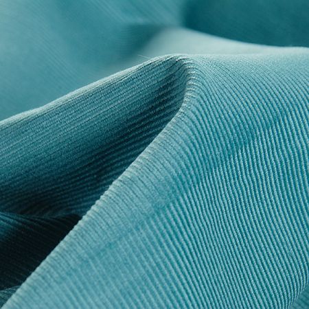 Manšestr prací kord tyrkysový