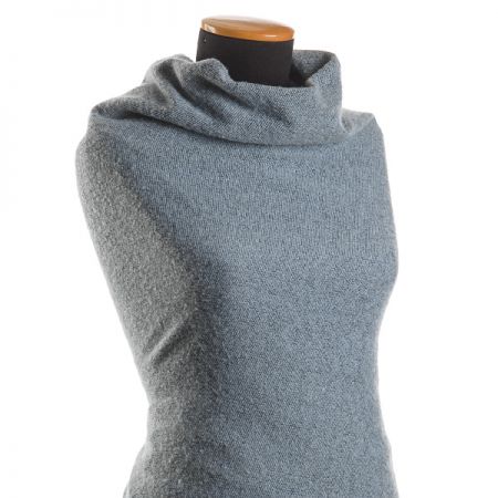 Kostýmová látka Art Fabrics mohér/vlna sv. modrá