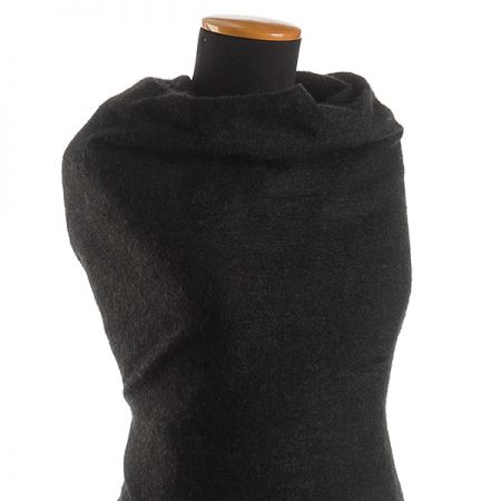 Kostýmová látka Art Fabrics mohér/vlna černá