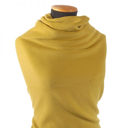 Flauš směs vlna/kašmír světlá olivová