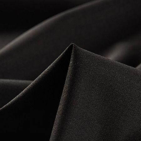 Kostýmovka viskoza směs oboustranně pružná černá