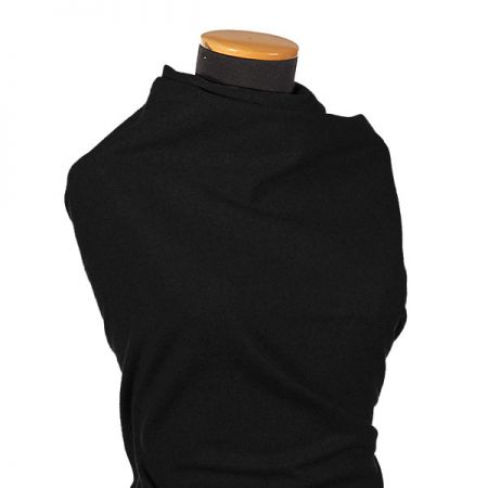 Vlněné sukno látka na teplý kostým/kabát tm.modrá