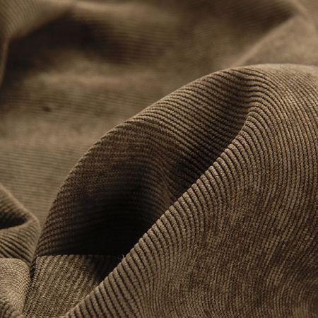 Manšestr pružný tmavě hnědý