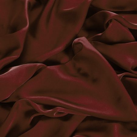 Pružný satén hnědovínový