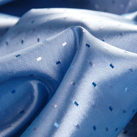 Podšívka žakárová kostky šanžán modrofialová