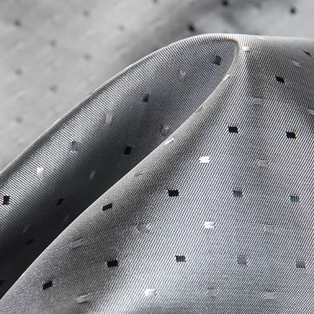 Podšívka žakár kostky šanžán černošedá