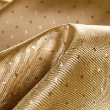 Podšívka žakár kostky béžovozlatá