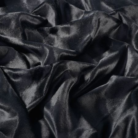 Metráž - imitace zvířecí srsti, panter černá