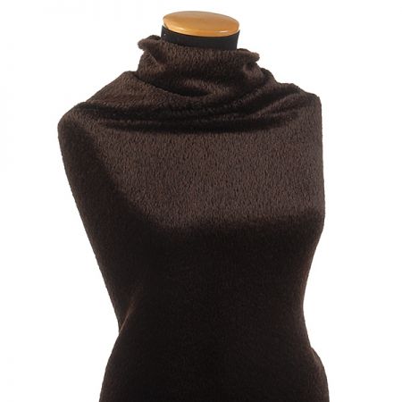 Cibelín kašmír/vlna směs hnědočerný krátký vlas