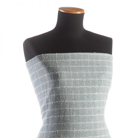 Vlněná kostýmová látka imitace ručně tkané látky