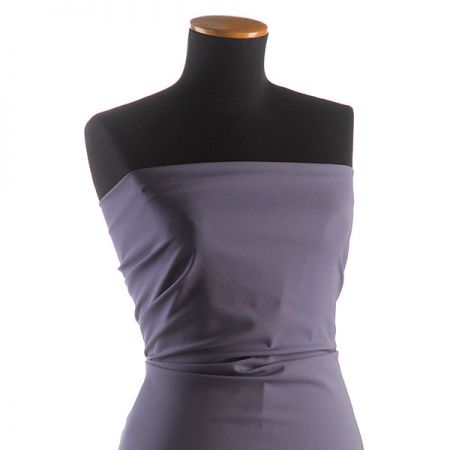 Kostýmová letní látka směs tm.fialová