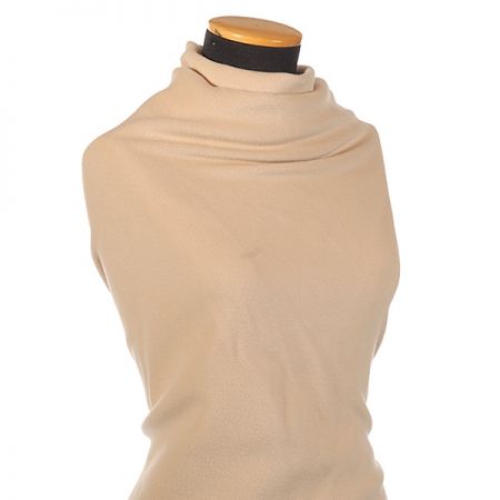 Flauš směs vlna/kašmír béžová