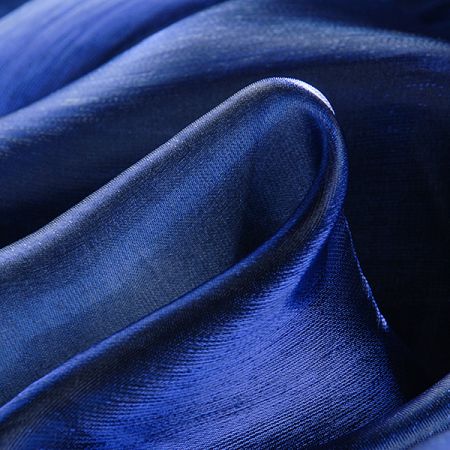 Organza šanžán modročená