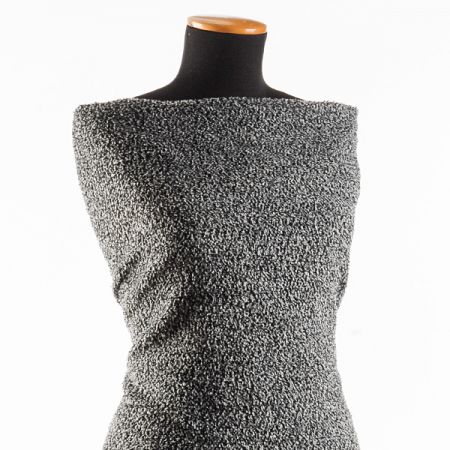 Kostýmová vlněná látka bukle Art Fabrics