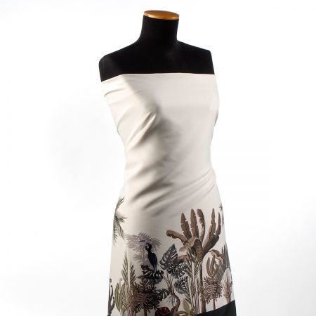 Žoržetová pletenina design MarLen tisk exotic