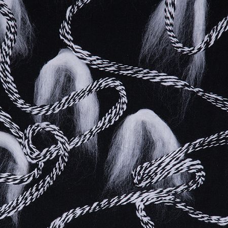 Efektní látka geometrický vzor