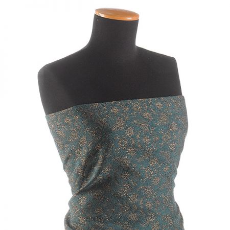 Replika historické látky Art Fabrics Rozálie tyrkysová