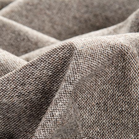 Vlněná látka tvíd kostýmovka tmavě hnědá II.jakost