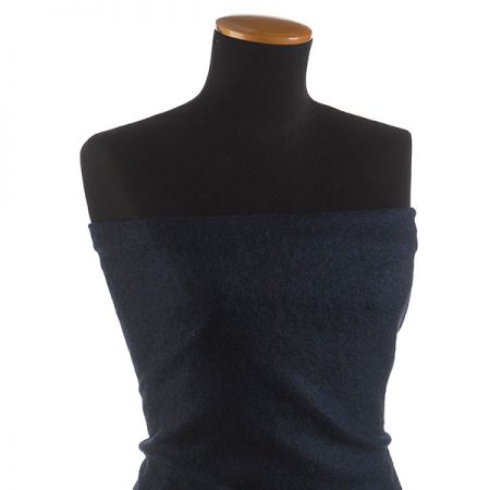 Vařená vlna tmavě modré barvy