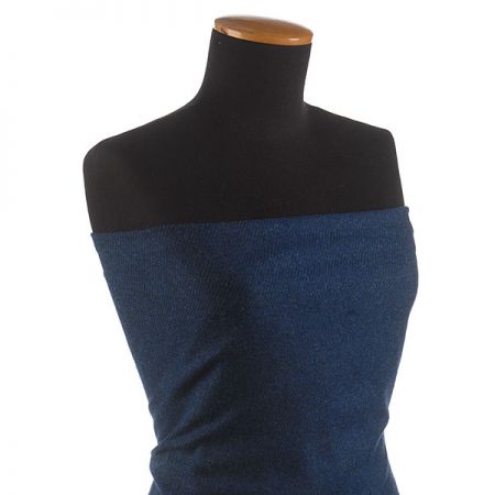 Vlněná látka tvíd kostýmovka modré barvy