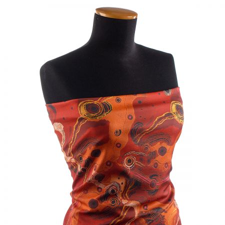 Úplet středně silný Punto tisk abstrakt