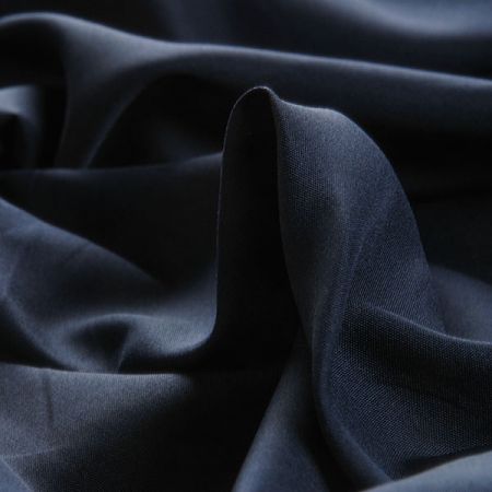 Podšívka polyester PONGE matná tmavě modrá