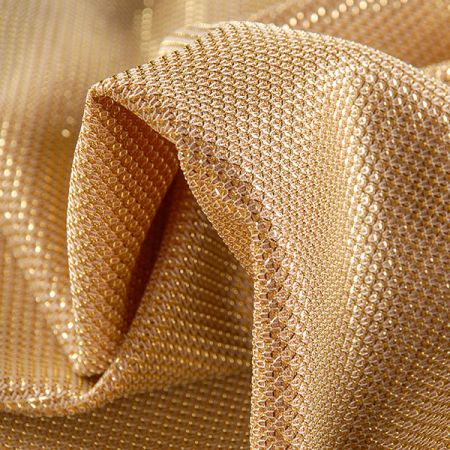 Lamé úplet zlaté šupinky