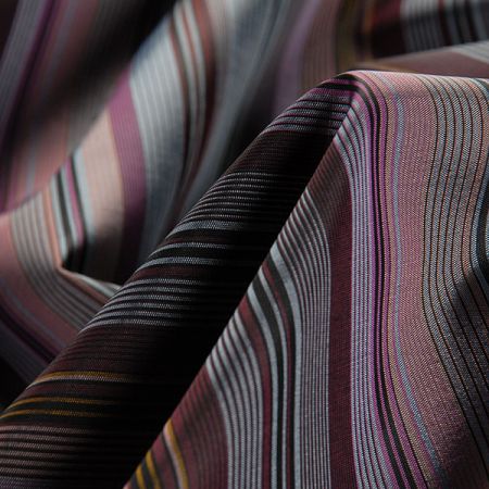 Podšívka žakárová proužky fialové