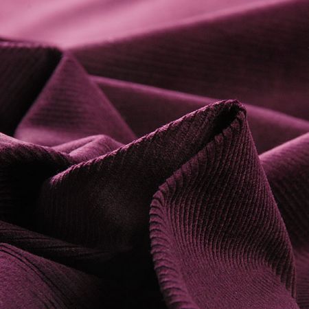 Manšestr jednobarevný tmavě fialový