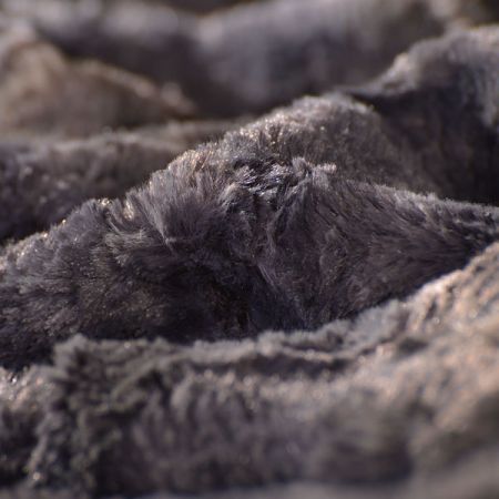 Efektní imitace kožešiny černá/šedá/hnědá